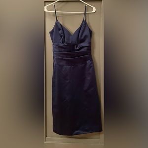 Nicole Miller - Size 4 - Navy Blue Sheath Dress